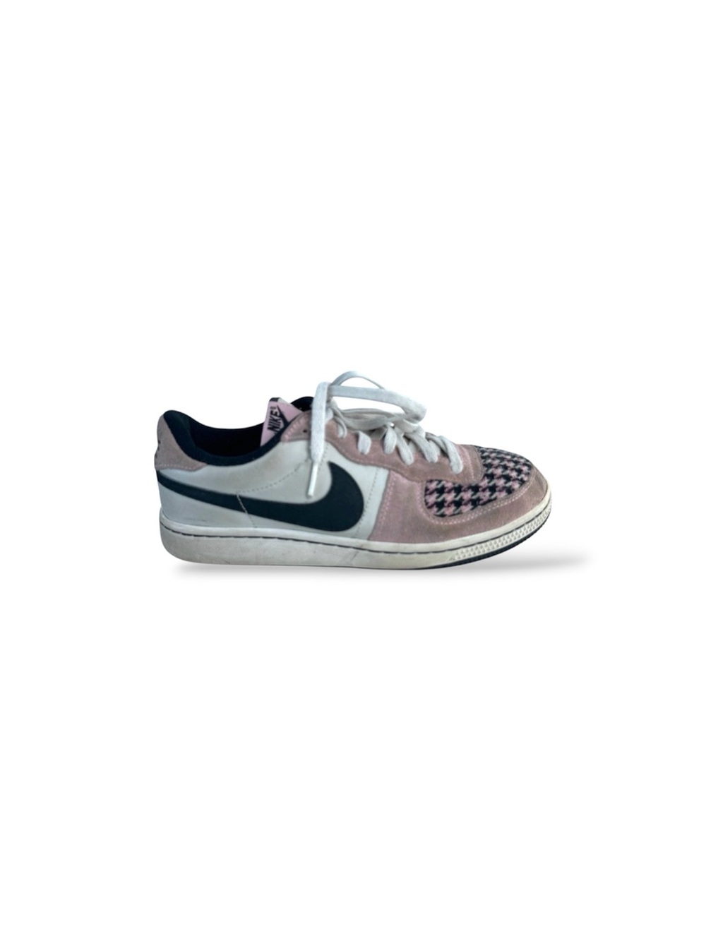 Vintage Nike dunks blank and pink houndstooth